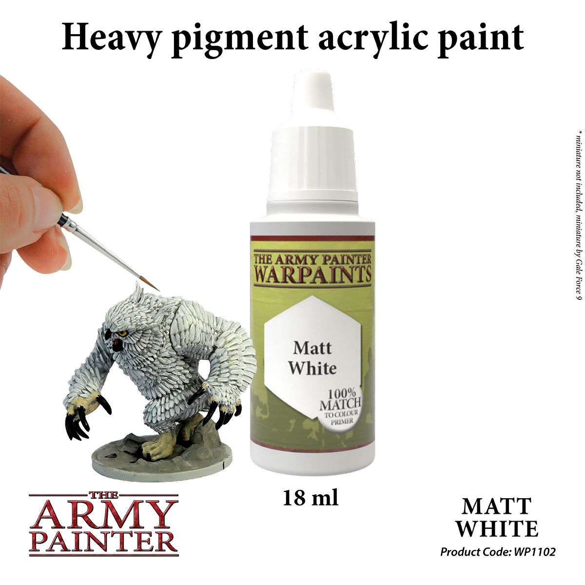 WARPAINTS: MATTE WHITE (WP1102P) - Image 2