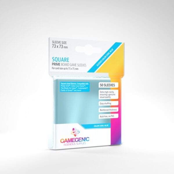 Gamegenic PRIME Sleeves: Square (Blue)