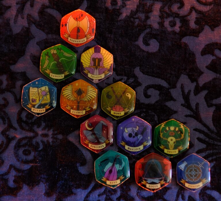 D&D Class Badges